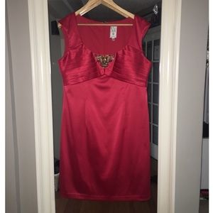 NWOT RED KNEE LENGTH DRESS